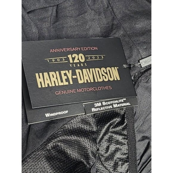 Harley-Davidson 120th Anniversary Deflector Riding Fleece Hooded Jacket (XL) - Picture 12 of 12